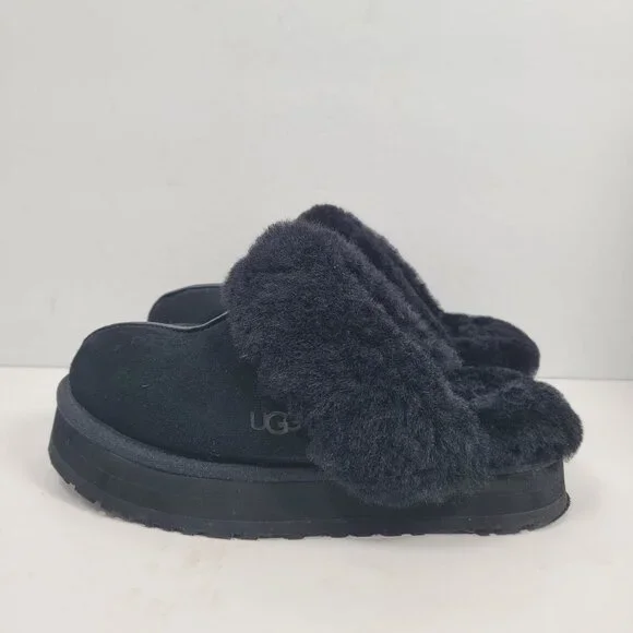 UGG Disquette Women's Black Slip on Slipper S/N 1122550 US Size 7 - Picture 2 of 8